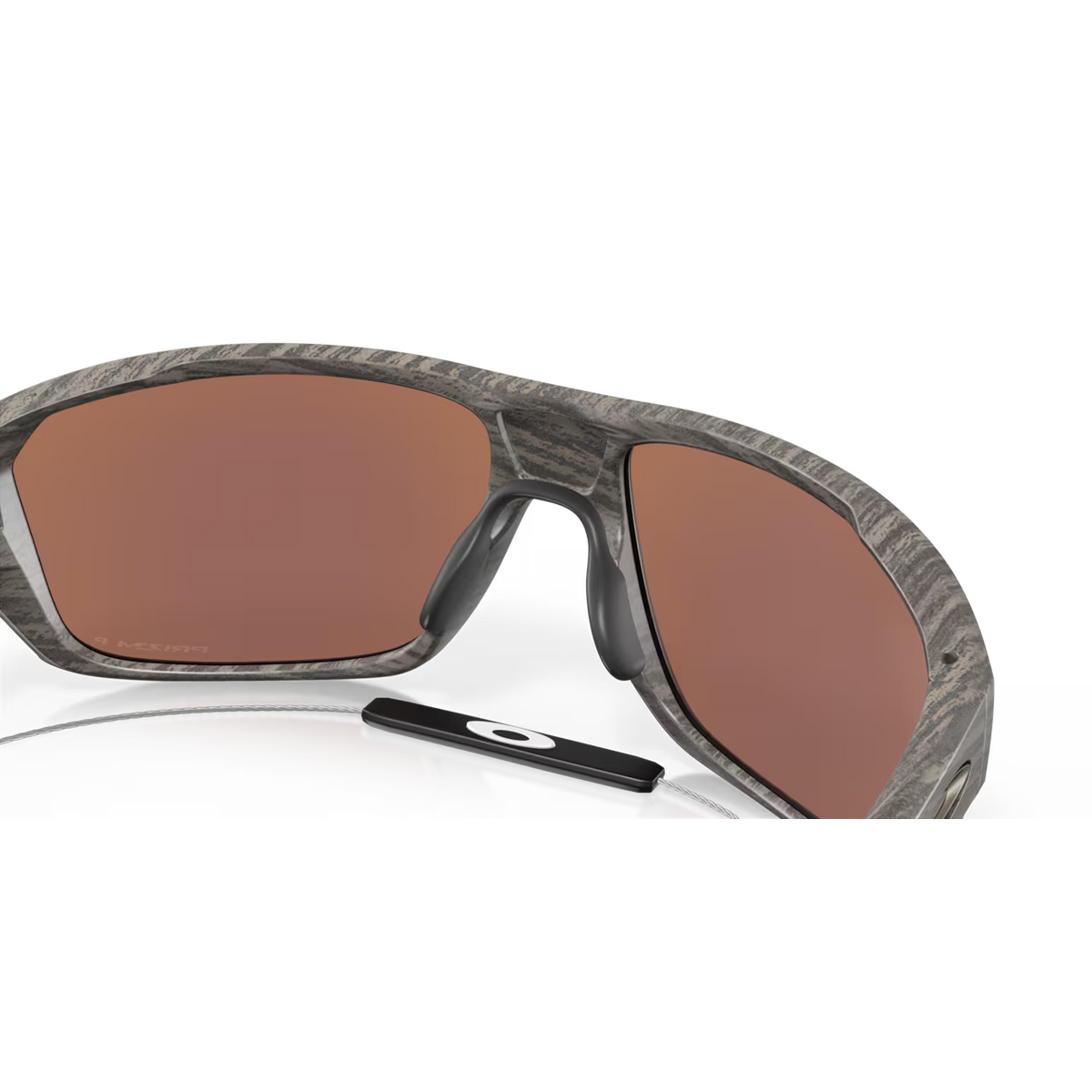 Oakley Split Shot Prizm Deep Water Polarized Woodgrain Sunglasses