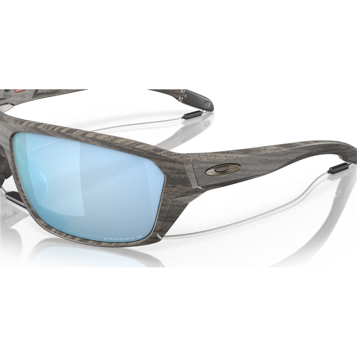 Oakley Split Shot Prizm Deep Water Polarized Woodgrain Sunglasses