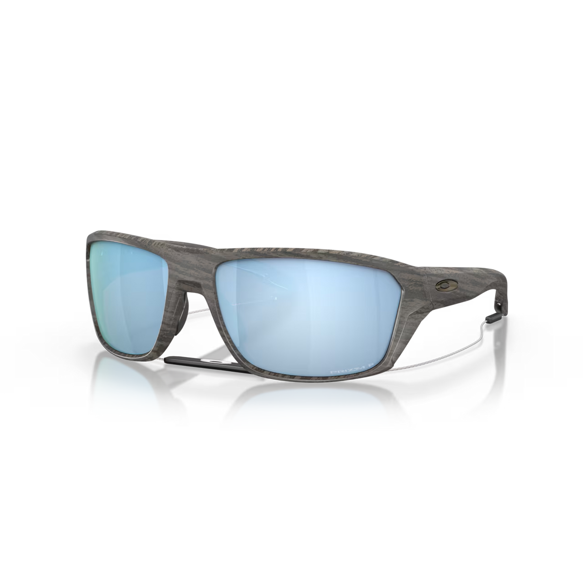 Oakley Split Shot Prizm Deep Water Polarized Woodgrain Sunglasses