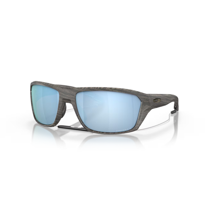 Oakley Split Shot Prizm Deep Water Polarized Woodgrain Sunglasses
