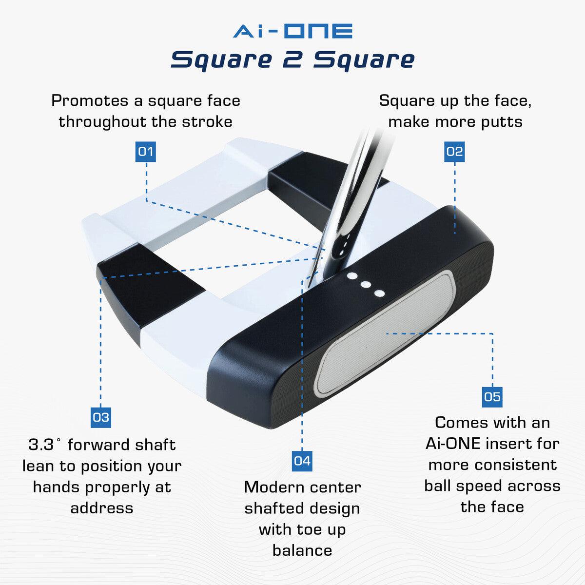 Odyssey Ai-One Square 2 Square #7 Putter – Canadian Pro Shop