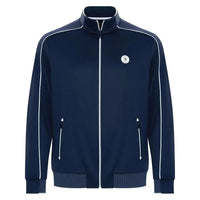 Original Penguin Birdseye Track Jacket Black Iris Blue Mens
