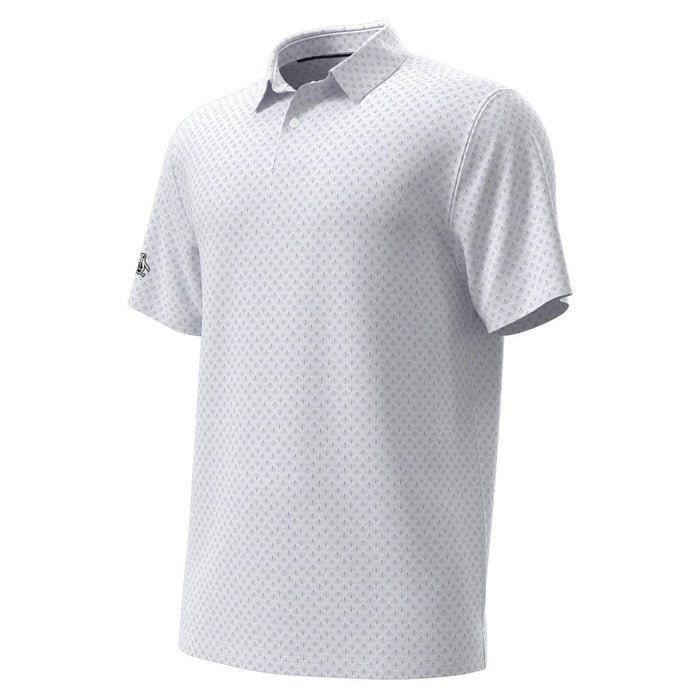 Original Penguin Retro Geo Print Polo - Bright White Men's