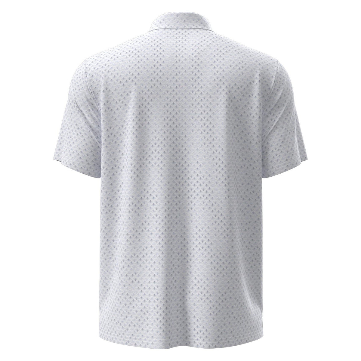 Original Penguin Retro Geo Print Polo - Bright White Men's