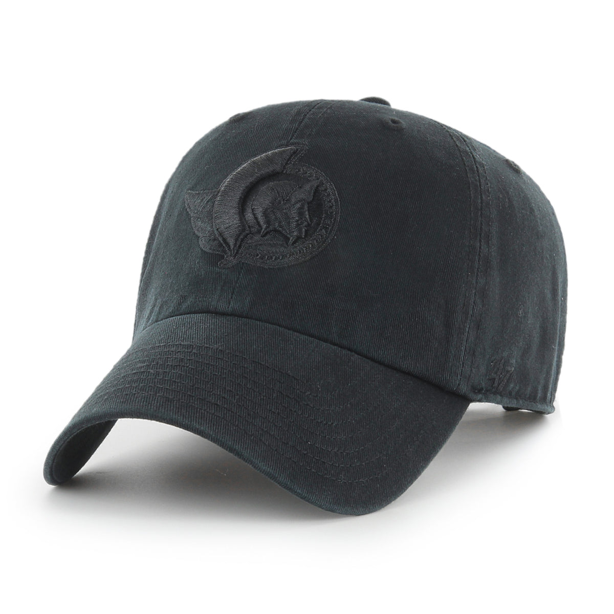 Ottawa Senators '47 Clean Up Cap - Black on Black