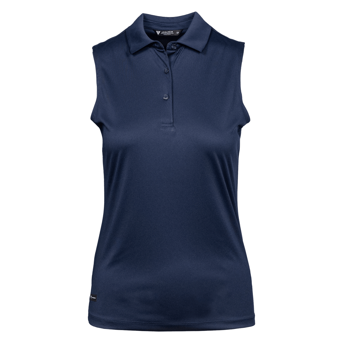 Levelwear Venice Sleeveless Polo - Womens - Navy