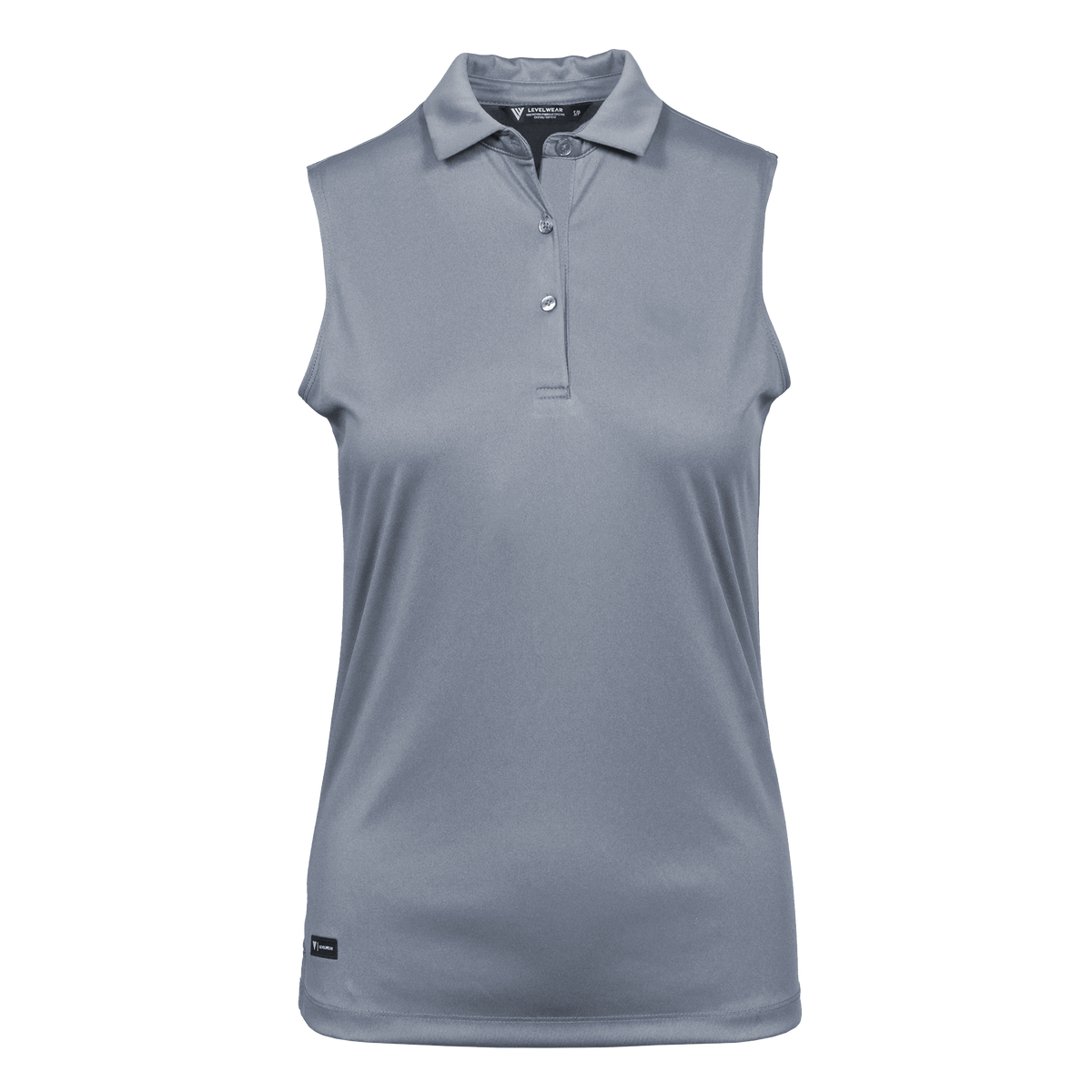 Levelwear Venice Sleeveless Polo - Womens - Pebble