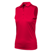 Levelwear Venice Sleeveless Polo - Womens - Flame Red