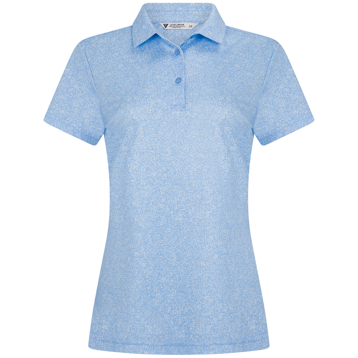 Levelwear Speckle Polo - Womens - Ice 2