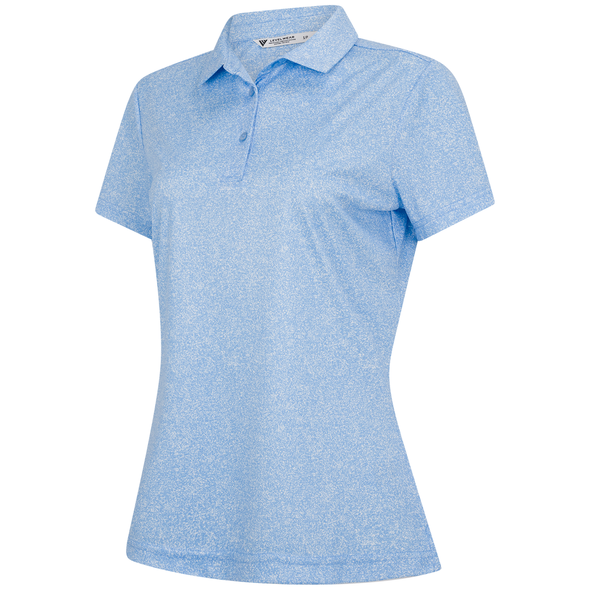 Levelwear Speckle Polo - Womens - Ice 2