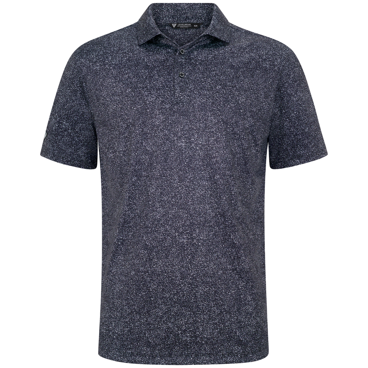 Levelwear Speckle Polo - Mens - Navy