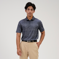 Levelwear Speckle Polo - Mens - Navy