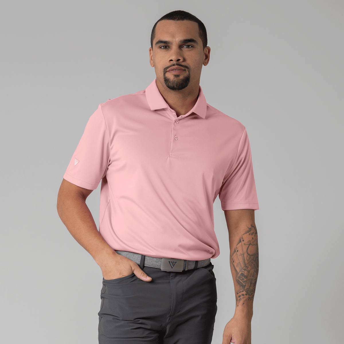Levelwear Original Polo - Mens - Mauve Pink