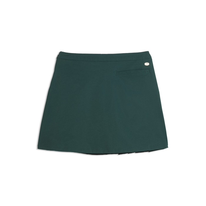 PUMA AP A-Sym Pleat Golf Skirt - Women's - Forest Green