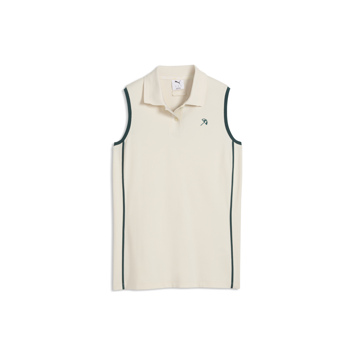 PUMA AP Modalon Piped Sleeveless Golf Polo - Women's - Alpine Snow