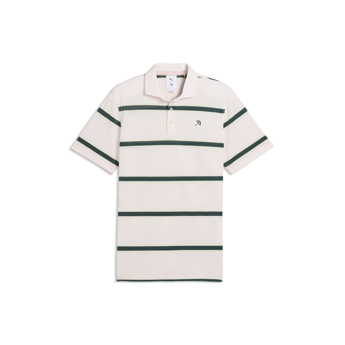 PUMA AP Pique Stripe Golf Polo - Men's
