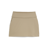PUMA Blake Piped Knit 15.5" Golf Skirt - Women's - Ice Coffee