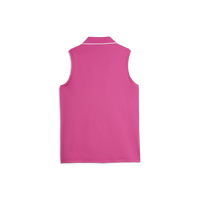 PUMA CLOUDSPUN Essential Sleeveless Golf Polo - Women's - Pink Opal