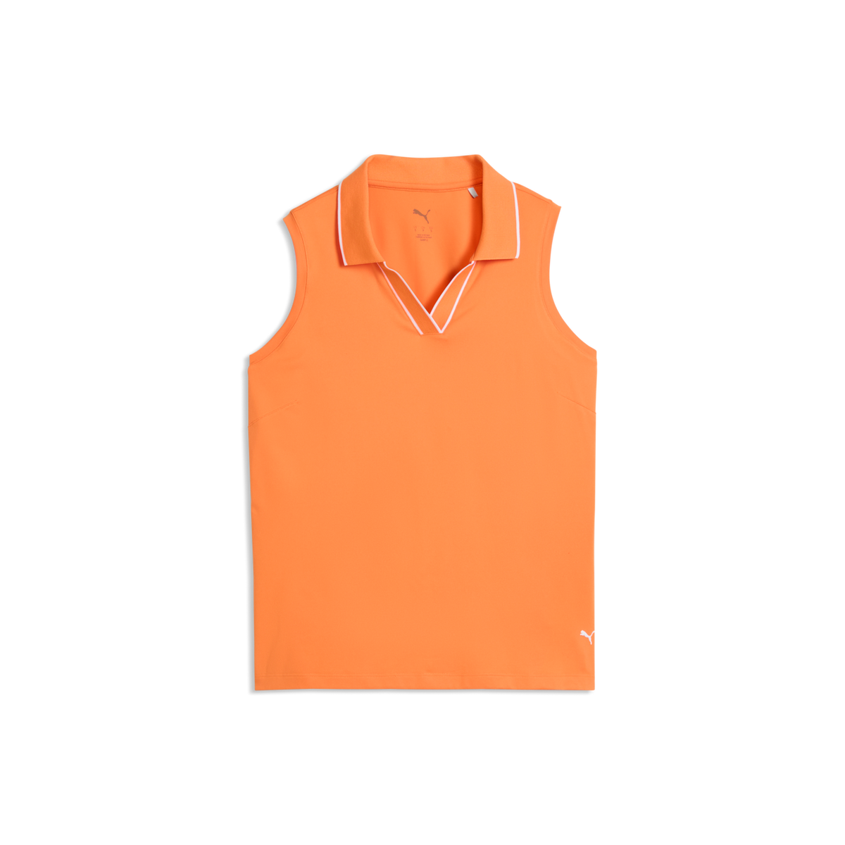 PUMA CLOUDSPUN Essential Sleeveless Golf Polo - Women's - Melon Glow