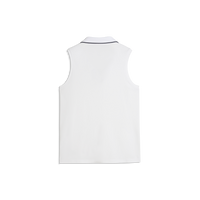 PUMA CLOUDSPUN Essential Sleeveless Golf Polo - Women's - White Glow