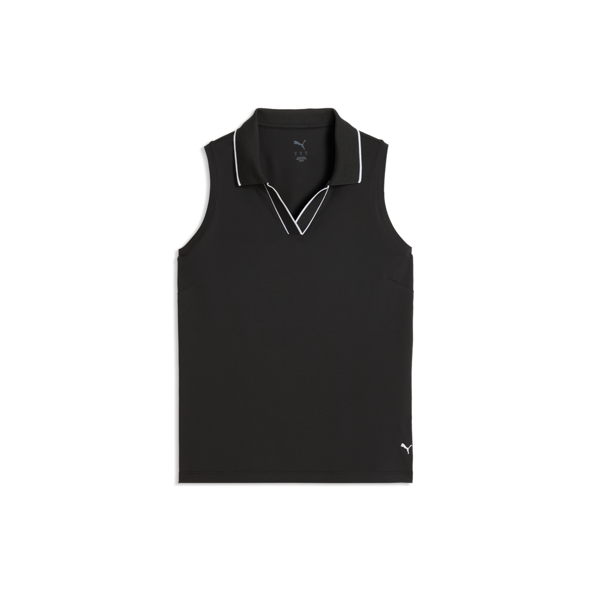 PUMA CLOUDSPUN Essential Sleeveless Golf Polo - Women's - Puma Black