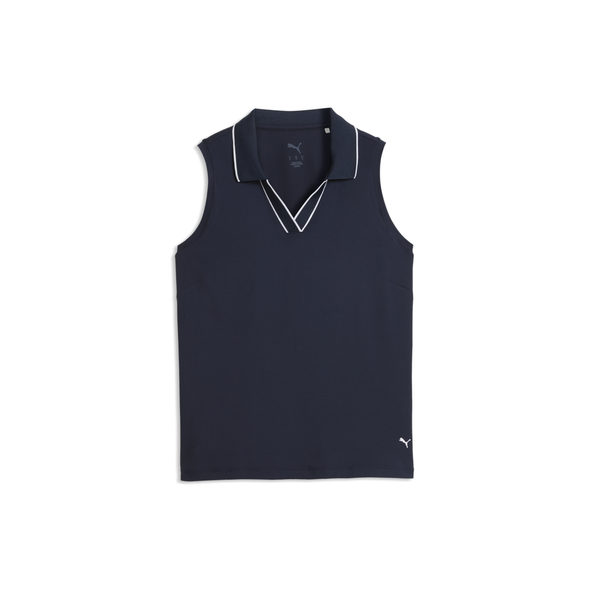 PUMA CLOUDSPUN Essential Sleeveless Golf Polo - Women's - Deep Navy