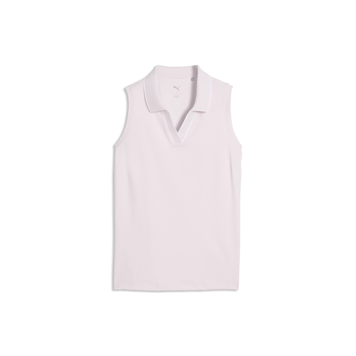 PUMA CLOUDSPUN Essential Sleeveless Golf Polo - Women's - Powder Pink