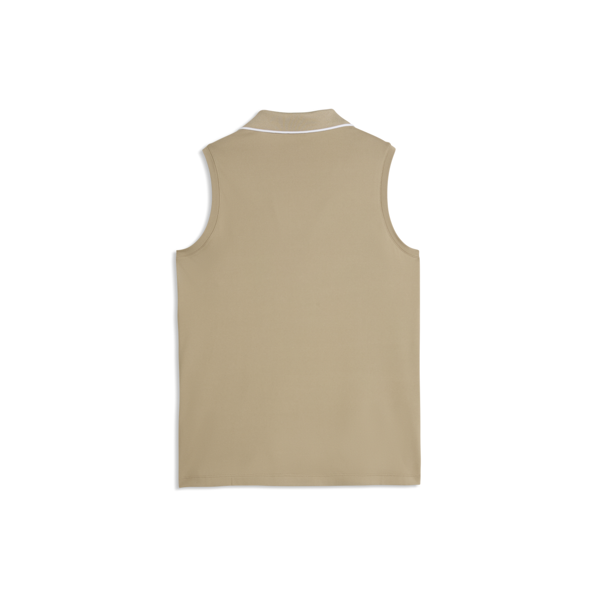 PUMA CLOUDSPUN Essential Sleeveless Golf Polo - Women's - Ice Coffee