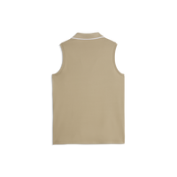 PUMA CLOUDSPUN Essential Sleeveless Golf Polo - Women's - Ice Coffee