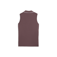 PUMA CLOUDSPUN Essential Sleeveless Golf Polo - Women's - Rich Cocoa