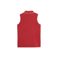 PUMA CLOUDSPUN Essential Sleeveless Golf Polo - Women's - Candy Apple