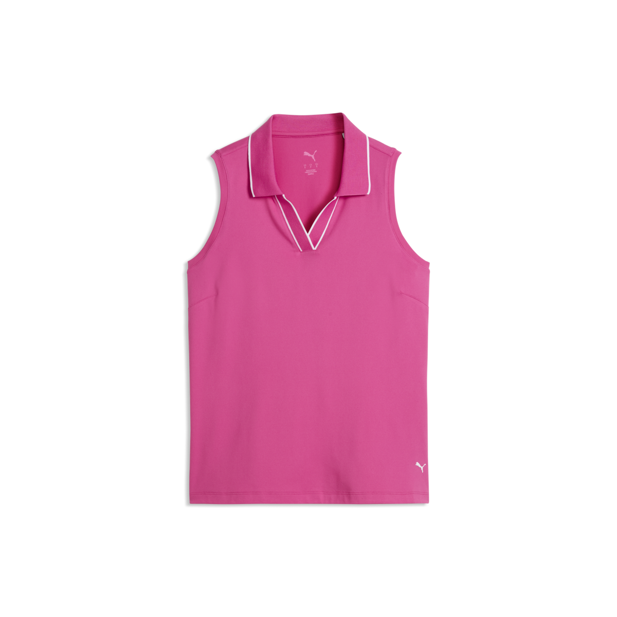 PUMA CLOUDSPUN Essential Sleeveless Golf Polo - Women's - Pink Opal