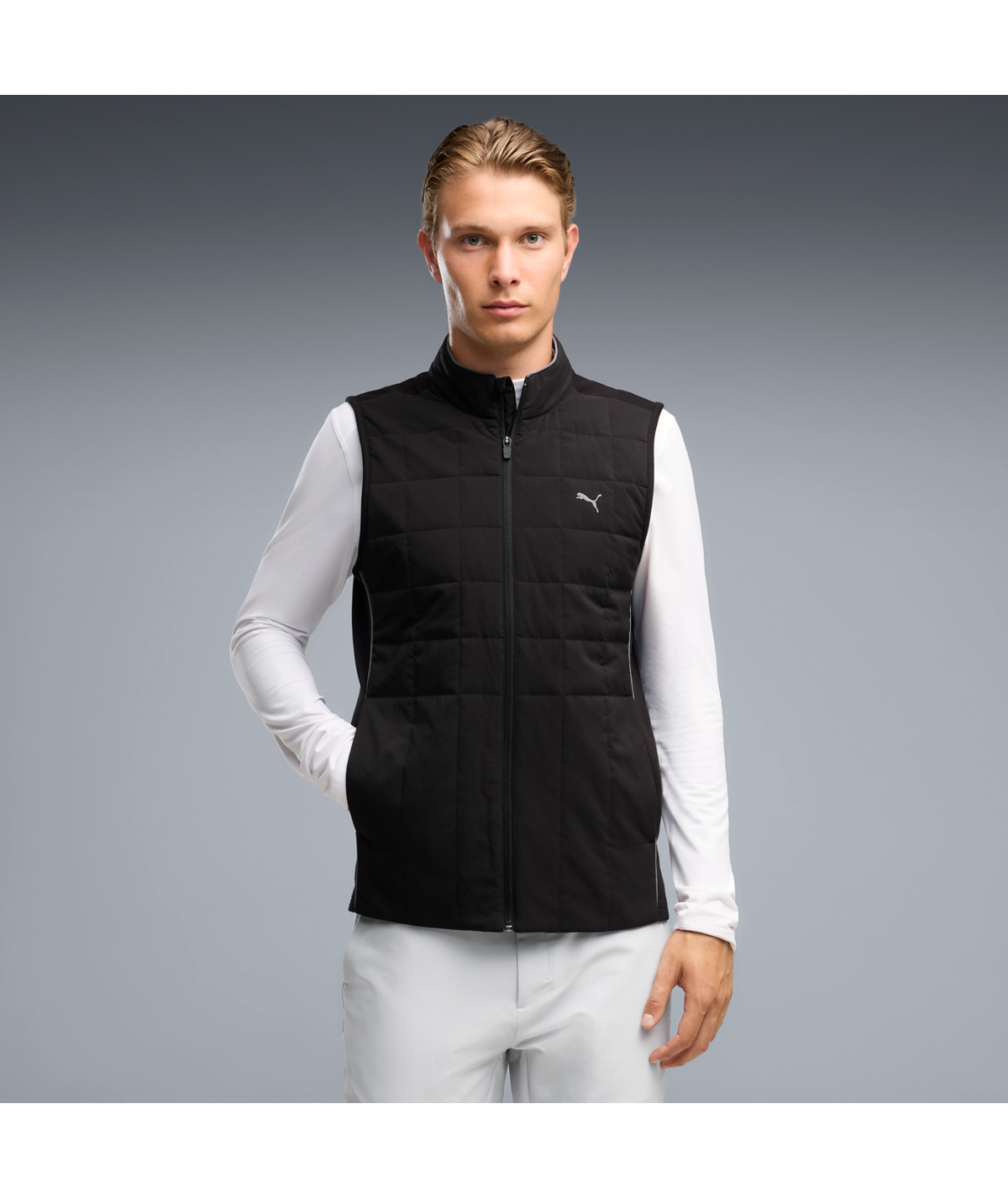 PUMA CLOUDSPUN Fleece Hybrid LC Golf Vest - Men's