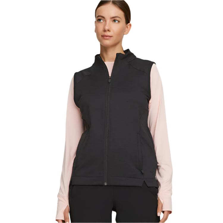 PUMA CLOUDSPUN Heather Full-Zip Golf Vest - Womens - Canadian Pro