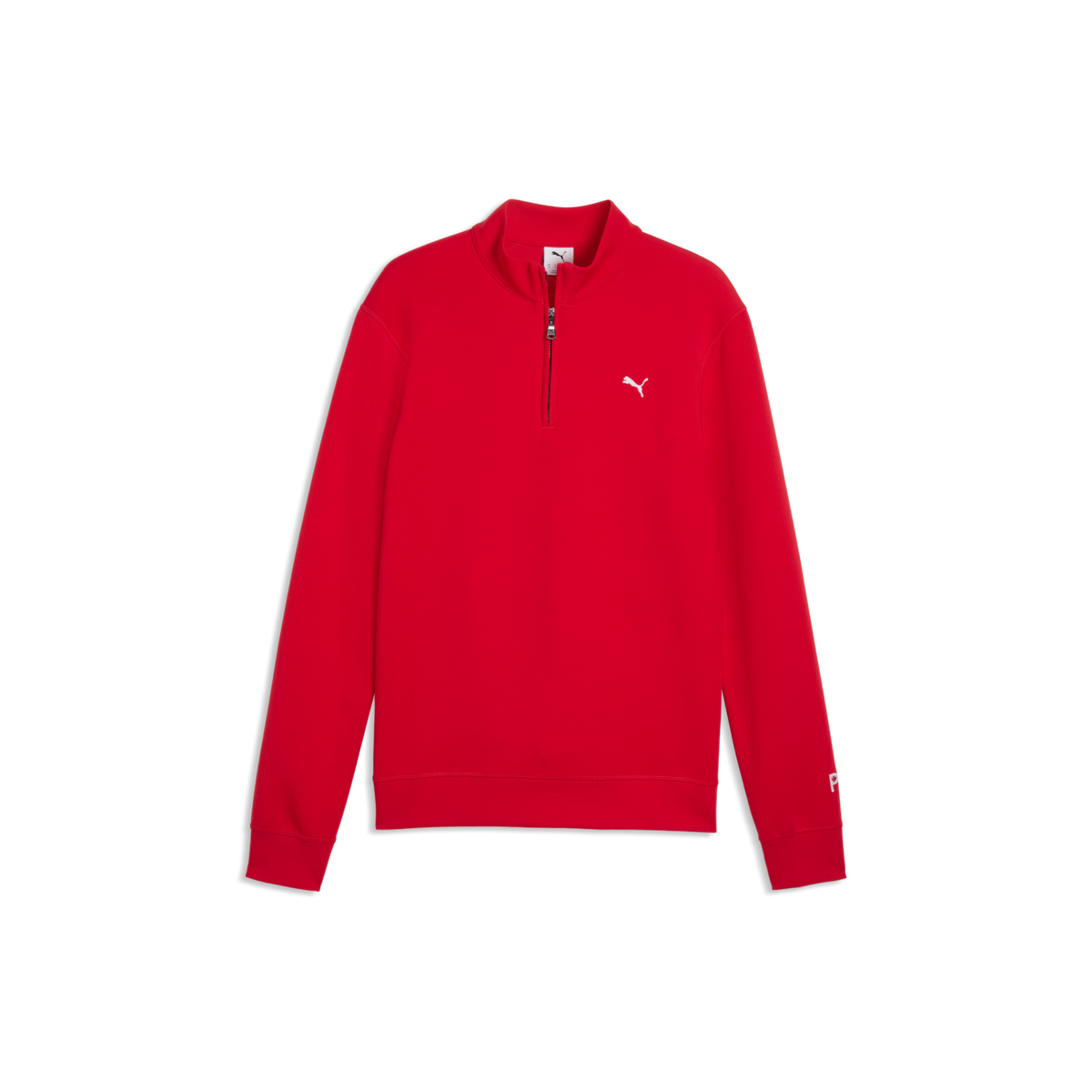 PUMA CLOUDSPUN Maple Leaf Fleece Golf 1/4 Zip - Men's - Strong Red