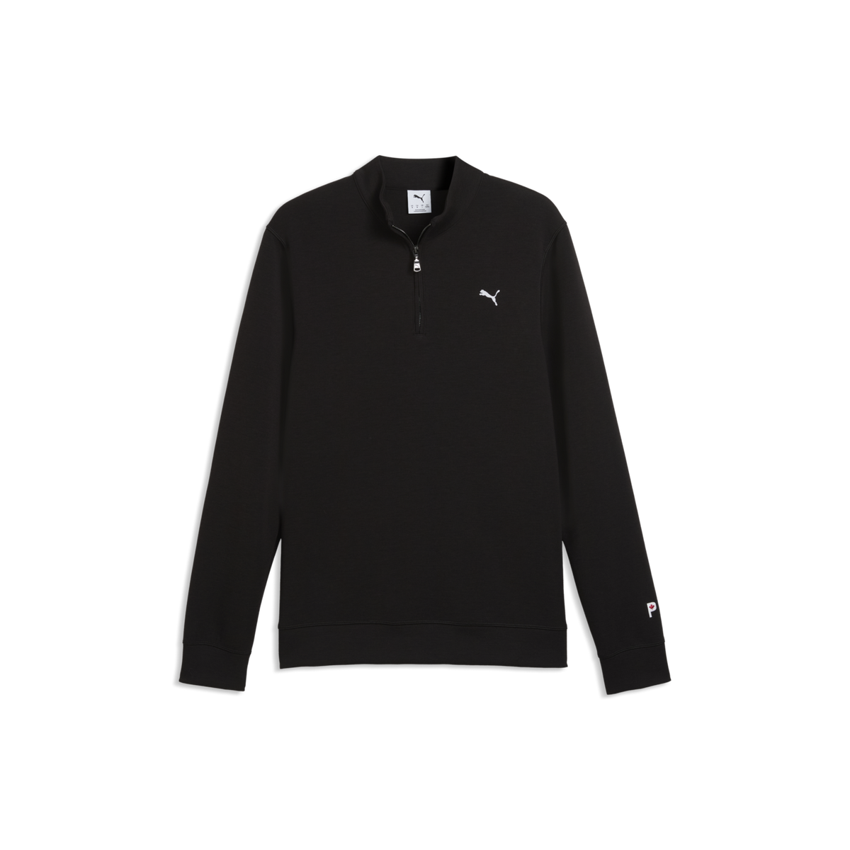 PUMA CLOUDSPUN Maple Leaf Fleece Golf 1/4 Zip - Men's - Puma Black