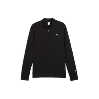 PUMA CLOUDSPUN Maple Leaf Fleece Golf 1/4 Zip - Men's - Puma Black