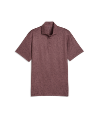 PUMA CLOUDSPUN Marine Botanical LC Golf Polo - Men's - Rich Cocoa