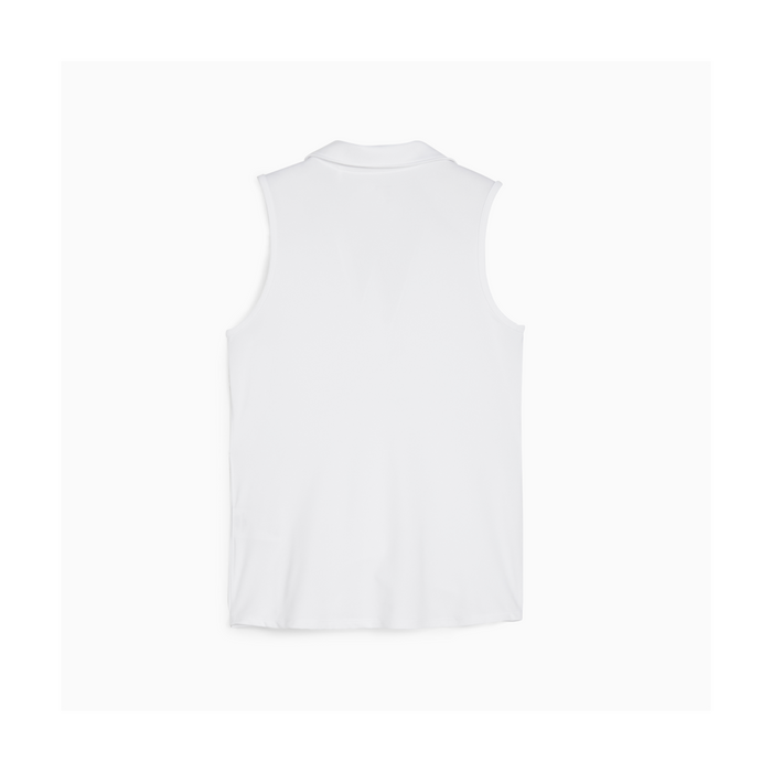 PUMA CLOUDSPUN Piped Sleeveless Golf Polo - Girls'
