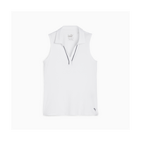 PUMA CLOUDSPUN Piped Sleeveless Golf Polo - Girls'