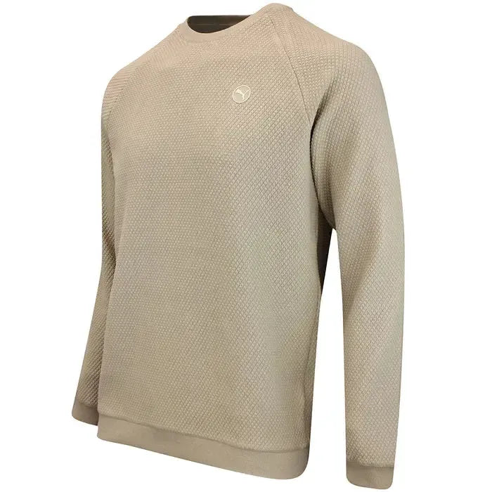 PUMA Golf Boulder 2.0 Men's Sweater - Ice Coffee