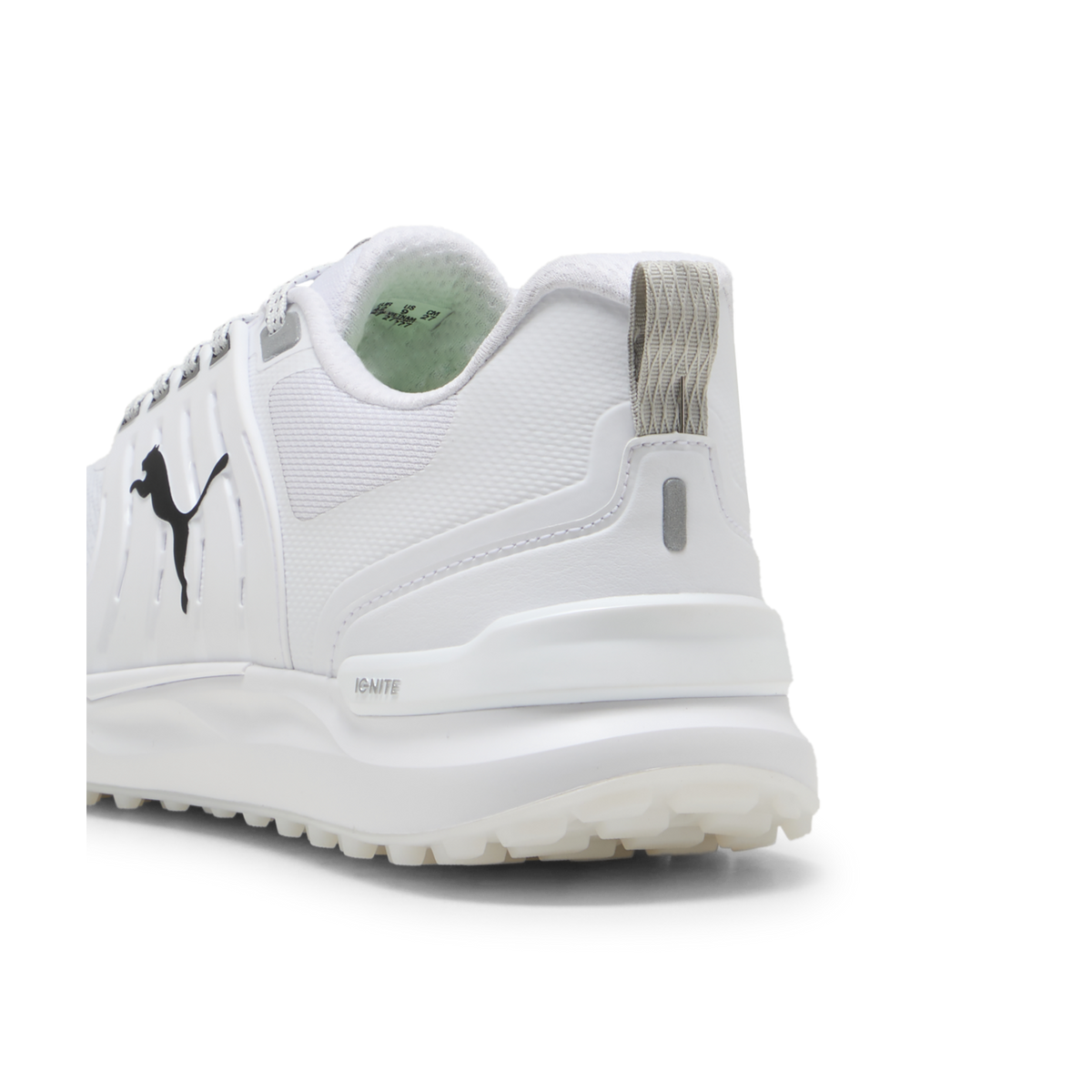 PUMA IGNITE ELEVATE 2 Wide Spikeless Golf Shoes - Men's - Puma White-Puma Black-Puma Sil