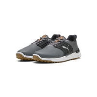 PUMA IGNITE ELEVATE 2 Wide Spikeless Golf Shoes - Men's - Slate Sky-Puma Black-Green Glare