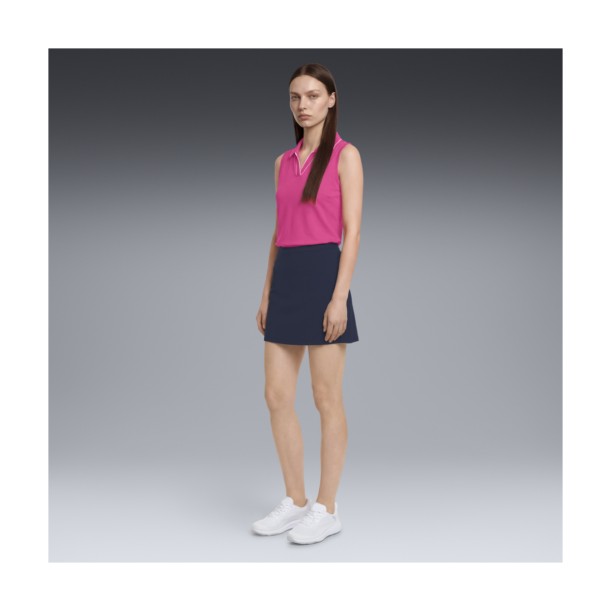 PUMA Korra 17" Golf Skirt - Women's - Deep Navy