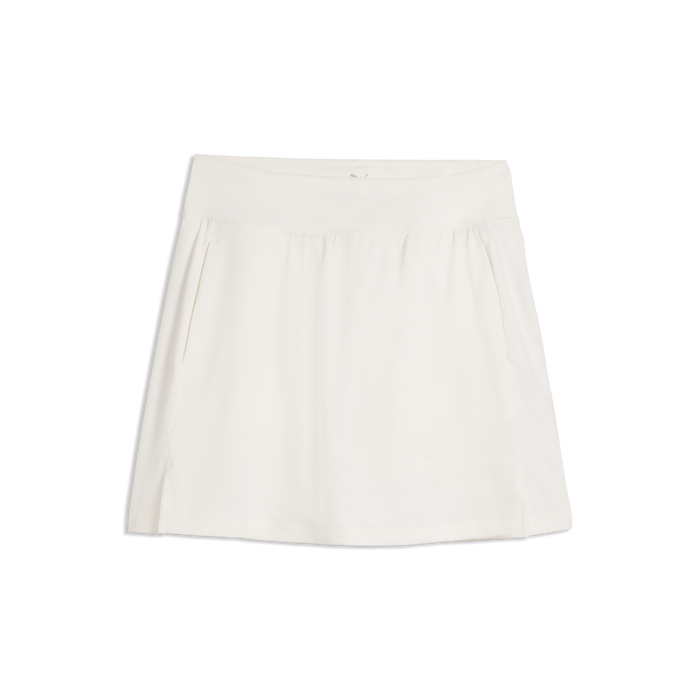 PUMA Lana Floral Lace Jacquard 16" Golf Skirt - Women's - Warm White