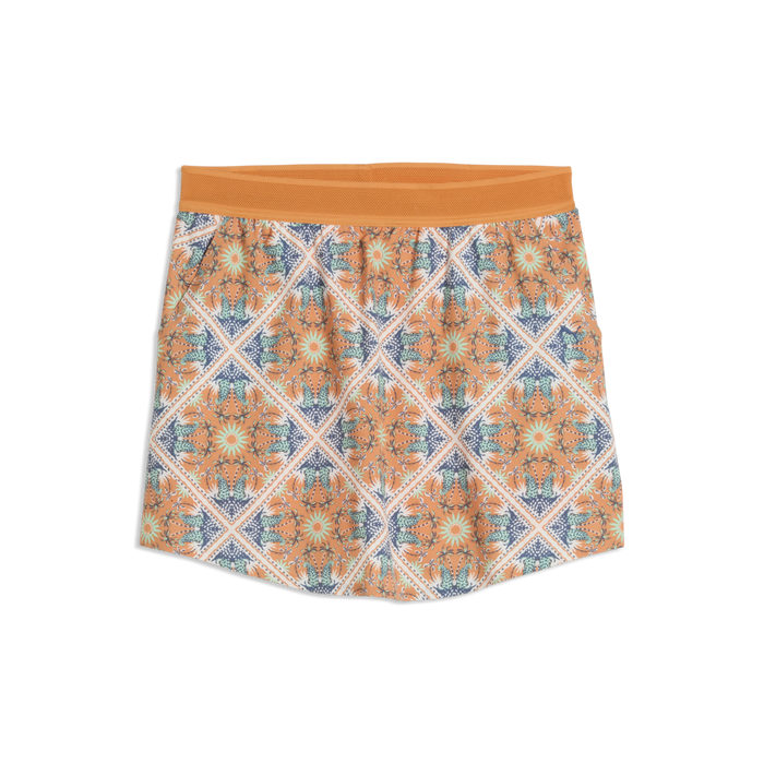 PUMA Lettie Leopard 15.5" Golf Skirt - Women's - Warm White-Melon Glow