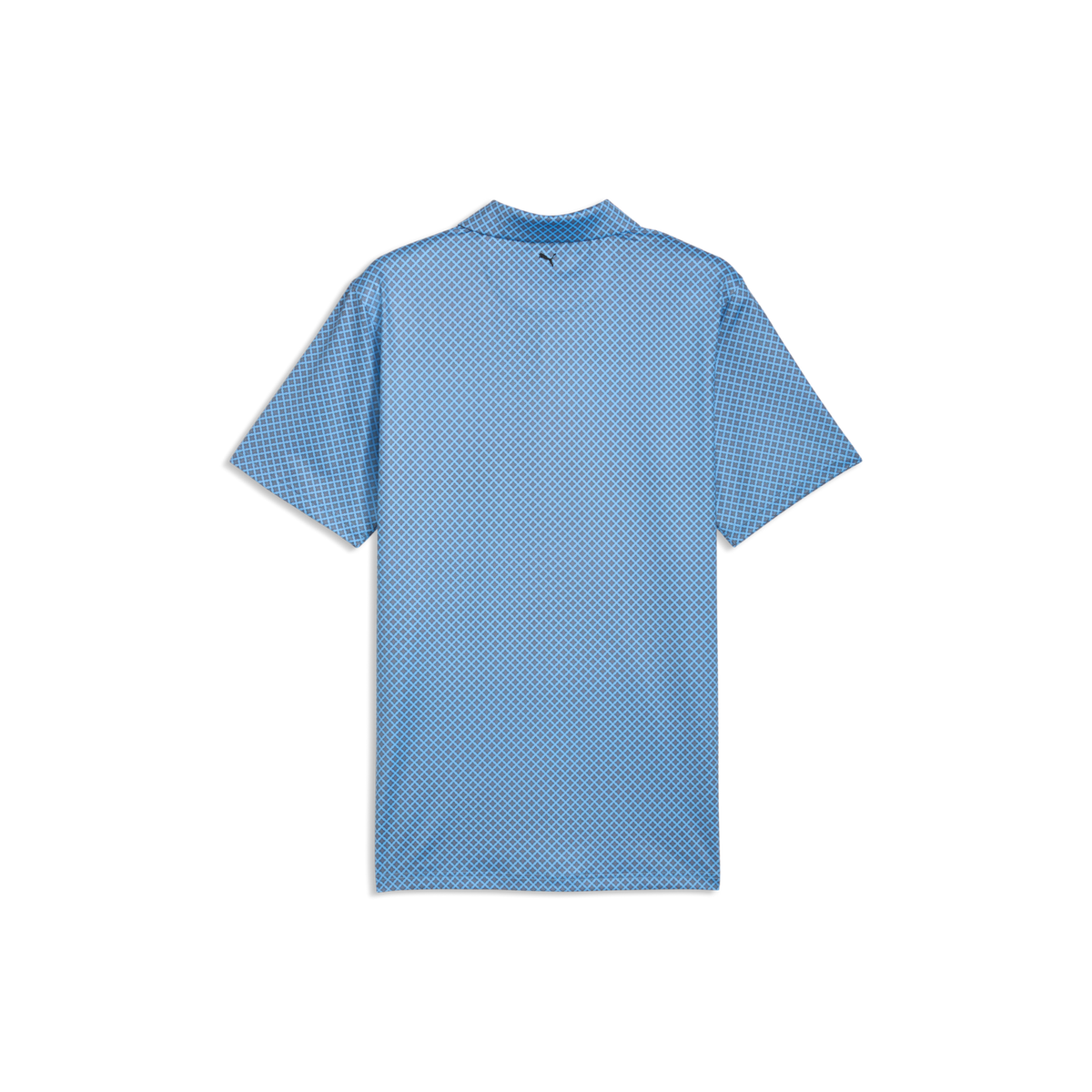 PUMA MATTR Clover BN Golf Polo - Men's - Team Light Blue-Warm White