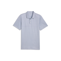 PUMA MATTR Clover BN Golf Polo - Men's - Warm White-Blue Jewel