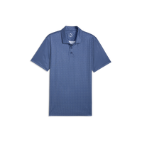 PUMA MATTR Clover BN Golf Polo - Men's - Blue Jewel-Royal Sapphire