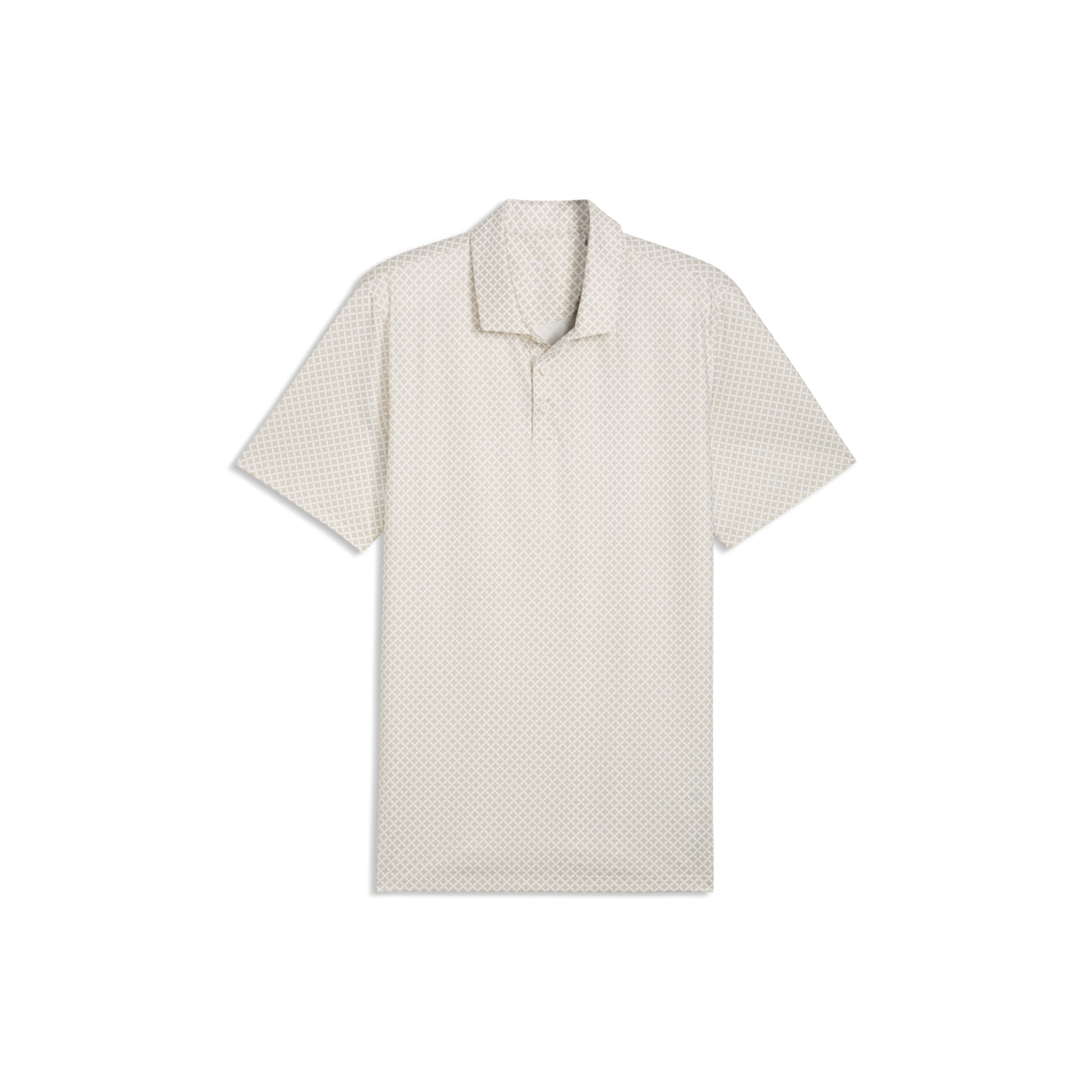 PUMA MATTR Clover BN Golf Polo - Men's - Warm White-Rose Blossom